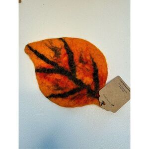 Felt Maple Leaf Coaster Mug Rug Home Decor Gift for Boho NEW FAST SHIP